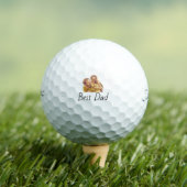 Aangepaste foto Beste papa ooit Persoonlijke golfb Golfballen (Insitu Shirt)