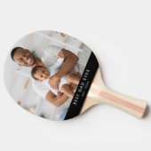 Aangepaste foto Beste papa ooit  Tafeltennisbatje (Zijkant)
