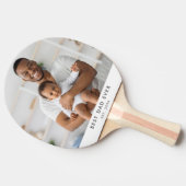 Aangepaste foto Beste papa ooit  Tafeltennisbatje (Zijkant)