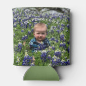 Aangepaste foto Beste papa Vaderdag Blikjeskoeler (Achterkant)