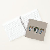 Aangepaste Foto "Beste Pop Ooit" beige modern Notitieboek (Binnen)