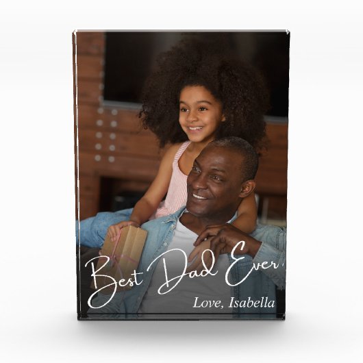 Aangepaste foto beste vader ooit (Voorkant)