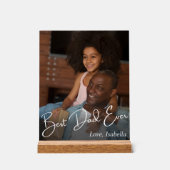 Aangepaste foto beste vader ooit acryl bord (Voorkant)