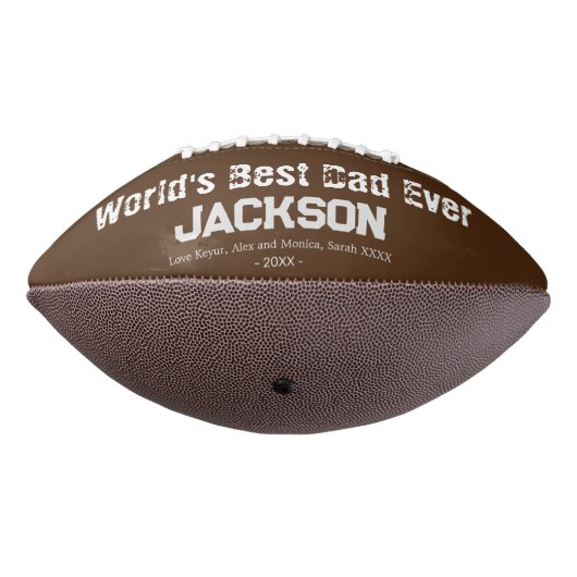 Aangepaste foto beste vader ooit american football (Gedraaid 270)