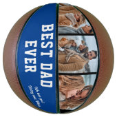 Aangepaste foto beste vader ooit basketbal (Verticaal)