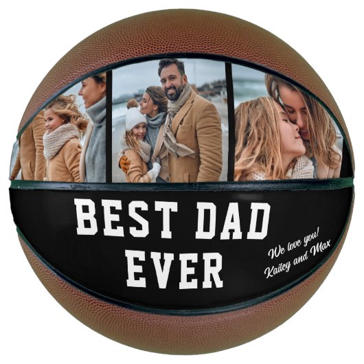 Aangepaste foto beste vader ooit basketbal (Voorkant)