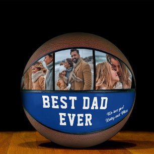 Aangepaste foto beste vader ooit basketbal