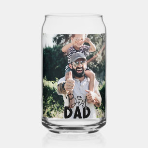 Aangepaste foto beste vader ooit blikvorm glas