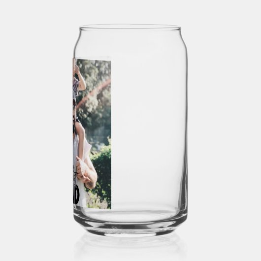 Aangepaste foto beste vader ooit blikvorm glas (Rechts)
