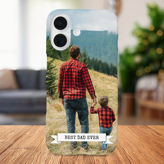 Aangepaste foto beste vader ooit Case-Mate iPhone case