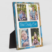 Aangepaste foto beste vader ooit fotoplaat (Zijkant)