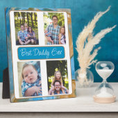 Aangepaste foto beste vader ooit fotoplaat (Zijkant)