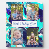 Aangepaste foto beste vader ooit fotoplaat (Voorkant)