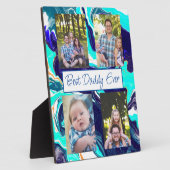 Aangepaste foto beste vader ooit fotoplaat (Zijkant)