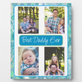 Aangepaste foto beste vader ooit fotoplaat (Voorkant)