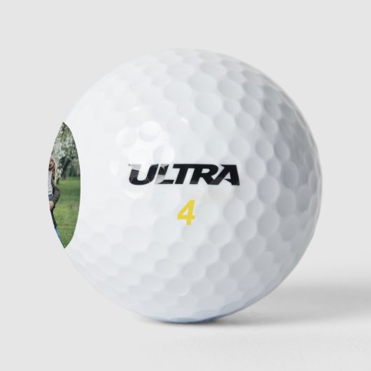 Aangepaste foto Beste vader ooit Golfballen (Logo)