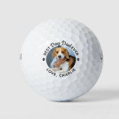 Aangepaste foto beste vader ooit golfballen (Voorkant)