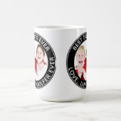 Aangepaste foto Beste vader ooit Grapny Black Whit Koffiemok (Center)