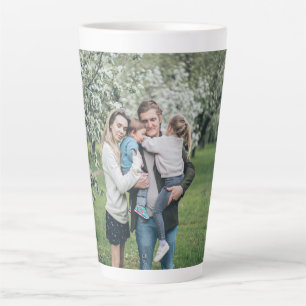 Aangepaste foto Beste vader ooit Latte Mok