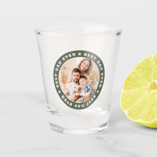 Aangepaste foto beste vader ooit Modern Star Shot Glas