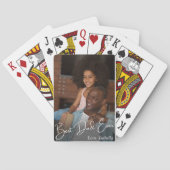 Aangepaste foto beste vader ooit pokerkaarten (Achterkant)