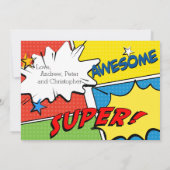 Aangepaste foto beste vader ooit superheld (Achterkant)