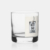 Aangepaste foto beste vader ooit whisky glas (Rechts)
