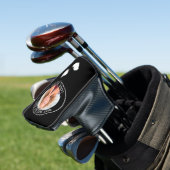 Aangepaste foto Beste vader, zwart wit Golfheadcover (Insitu)