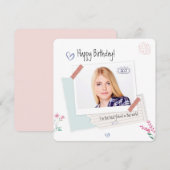 Aangepaste foto beste vriend, gefeliciteerd feestdagenkaart (Voorkant / Achterkant)