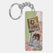 Aangepaste foto beste vrienden toen en nu met offe sleutelhanger (Voorkant Links)