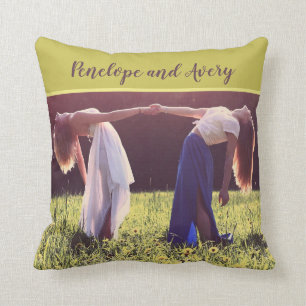 Aangepaste foto Beste vrienden voor altijd Kussen