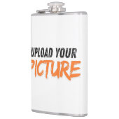 Aangepaste Foto Bier & Wijnfles Heupfles (Links)