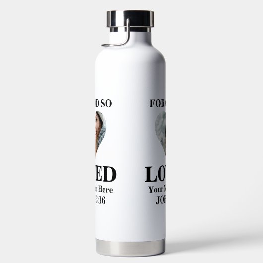 Aangepaste foto Bijbel Verse Christelijk Waterfles (Rechts)