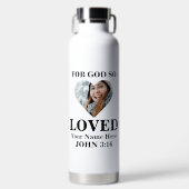 Aangepaste foto Bijbel Verse Christelijk Waterfles (Voorkant)