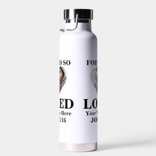 Aangepaste foto Bijbel Verse Christelijk Waterfles (Rechts)