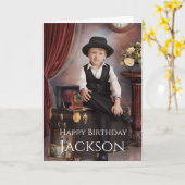 Aangepaste foto, Birthday Kaart (Gele Bloem)