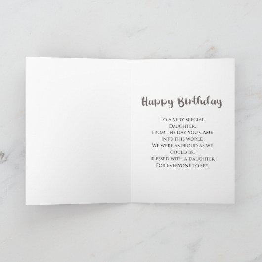 Aangepaste foto, Birthday Kaart (Binnen)