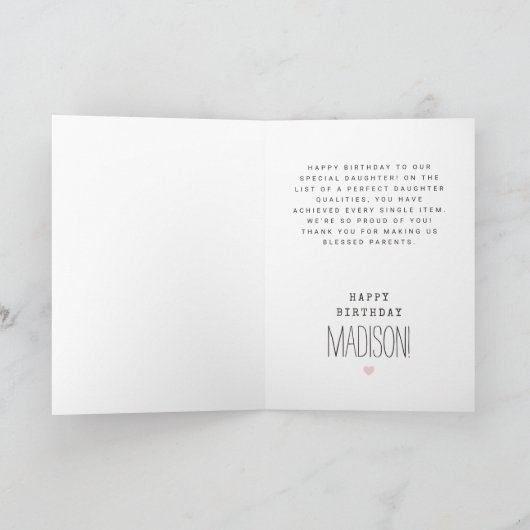 Aangepaste foto Birthday Kaart (Binnen)