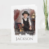 Aangepaste foto, Birthday Kaart (Voorkant)