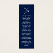 Aangepaste foto bladwijzers voor rouwkaarten mini visitekaartjes (Achterkant)