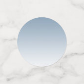 Aangepaste foto blauwe glitter Drip 90th Birthday Confetti (Kleine voorkant)