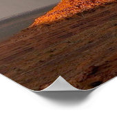 Aangepaste foto, blikseminslag in Monument Valley. Poster (Hoek)