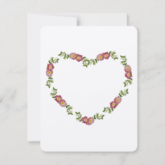 Aangepaste Foto Bloemen Lijst 1e Verjaardag Uitnod Kaart (Achterkant)