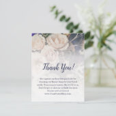 🌷Aangepaste foto bloemist dank u kaart (Staand voorkant)