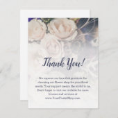 🌷Aangepaste foto bloemist dank u kaart (Voorkant / Achterkant)