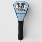 Aangepaste Foto Blue Dog Best Mom van Par Golfheadcover (Voorkant)