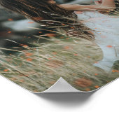 Aangepaste foto Bokeh vonken Overlay Whimsical Poster (Hoek)