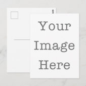 Aangepaste foto briefkaart (Voorkant / Achterkant)