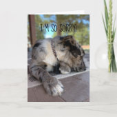 Aangepaste foto brindle-hond verjaardagstemplate kaart (Voorkant)