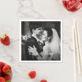 Aangepaste foto | Bruidspapier servetten (Insitu)